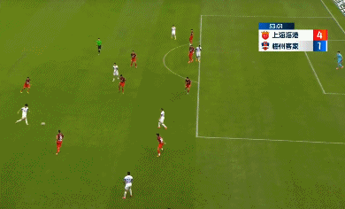 ⚽中超战报：武磊大四喜 奥斯卡助攻帽子戏法 上海海港7-2梅州客家豪取联赛16连胜